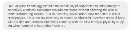 Cryolipolysis - Fat Freezing Machine